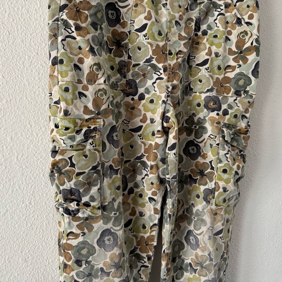 Free Assembly XL Floral Camo High Waist Cargo Pants Eclectic Streetwear Utility - Picture 8 of 16